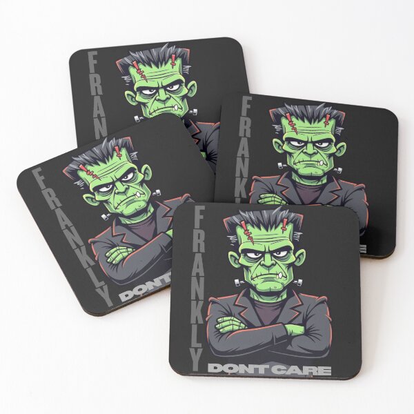 Item preview, Frankly, I Don't Care Unisex Tee - Halloween Funny Frankenstein Shirt designed and sold by Limited Edition Threads.
