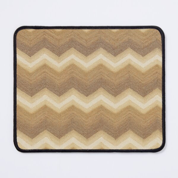 Item preview, Warm Chevron Pattern – Neutral Toned Zigzag Fabric Design designed and sold by Gold Turtle Lina.