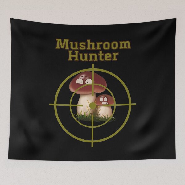 Item preview, 'Mushroom Hunter' - Funny Essential Design designed and sold by AtushaSpark.