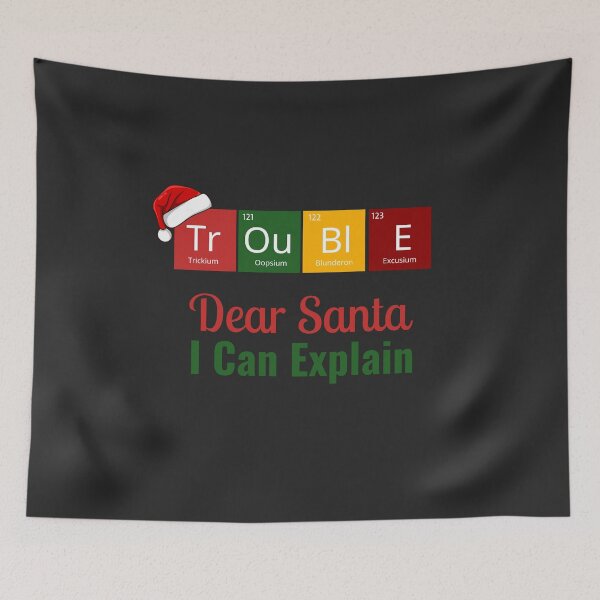 Item preview, Dear Santa I Can Explain – Funny Christmas Periodic Table Science Design for Holiday Apparel & Gifts designed and sold by SkyTastic.