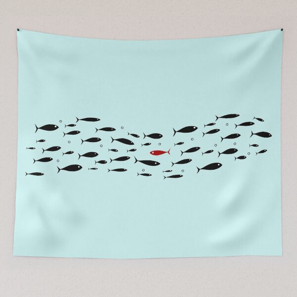 Item preview, Fish Design –  Unique Hand-Drawn Illustration designed and sold by Art Happens.