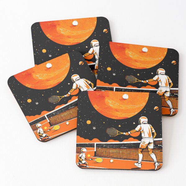 Item preview, Space Tennis Players, a Sporting Rivalry designed and sold by Zofia Sosnecka.