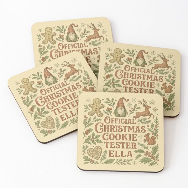 Item preview, Christmas Gift for Ella – Official Cookie Tester designed and sold by Meandmyshop.