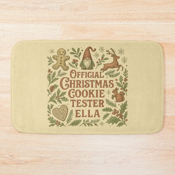 Item preview, Christmas Gift for Ella – Official Cookie Tester designed and sold by Meandmyshop.