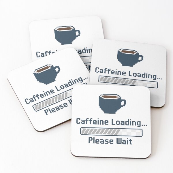 Item preview, Caffeine Loading... Please Wait designed and sold by DRAINEDDSGN.
