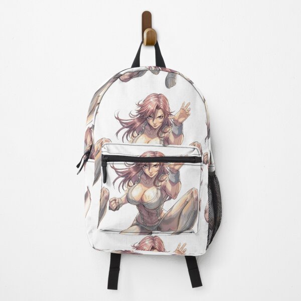 Item preview, Pink-Haired Fighter Anime Pose Sketch designed and sold by Pigmentra.