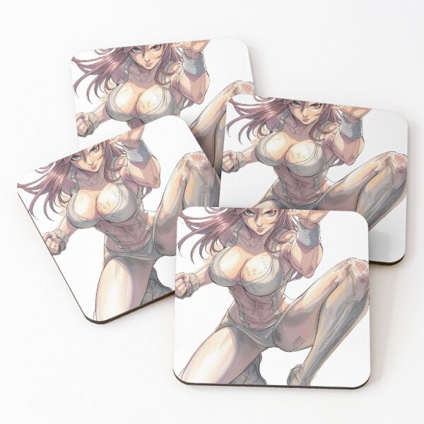 Item preview, Pink-Haired Fighter Anime Pose Sketch designed and sold by Pigmentra.