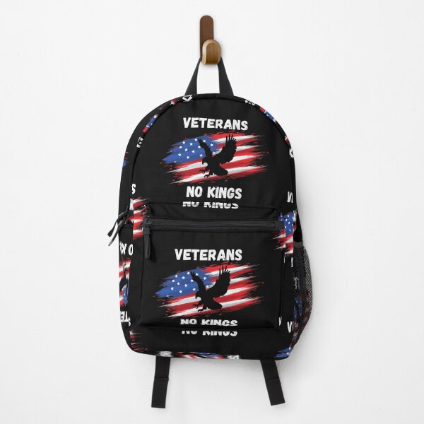 Item preview, veterans no kings blad eagle american holiday designed and sold by Ali-printshop.
