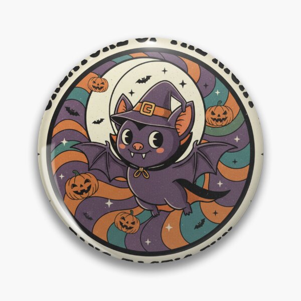 Item preview, Fang-tastic Fun - Retro Halloween Bat designed and sold by Barek532.