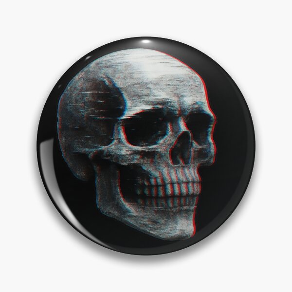 Item preview, GLITCHED DARKSYNTH SKULL – Cyber Horror Aesthetic Design designed and sold by RICK-TURNER.
