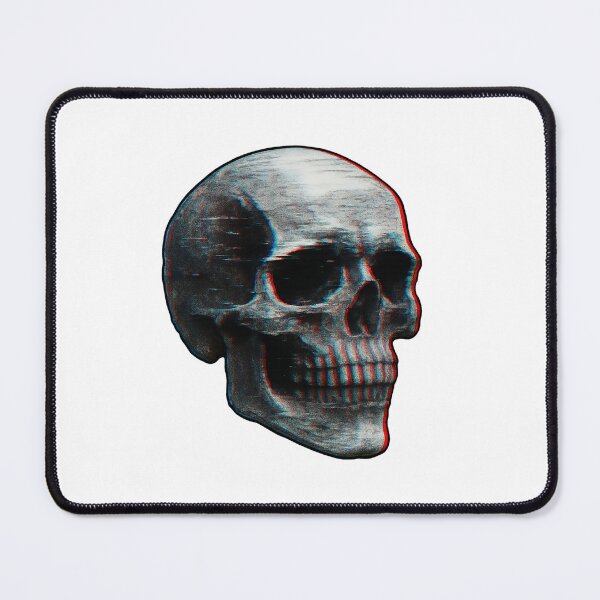 Item preview, GLITCHED DARKSYNTH SKULL – Cyber Horror Aesthetic Design designed and sold by RICK-TURNER.