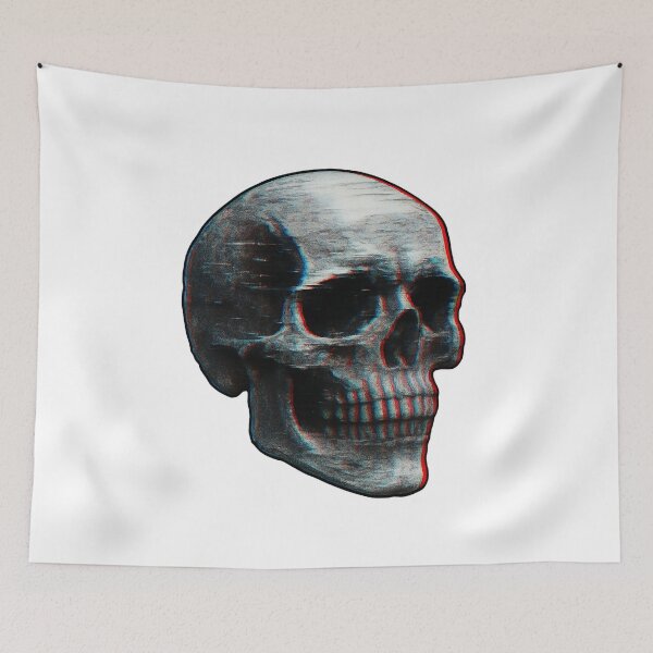 Item preview, GLITCHED DARKSYNTH SKULL – Cyber Horror Aesthetic Design designed and sold by RICK-TURNER.