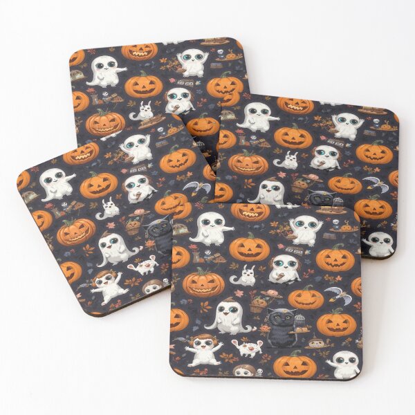 Item preview, Lovely Cat Halloween Design Pattern designed and sold by Hot4Shirt.