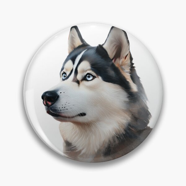 Item preview, Stylish Husky dog portrait designed and sold by adey68.
