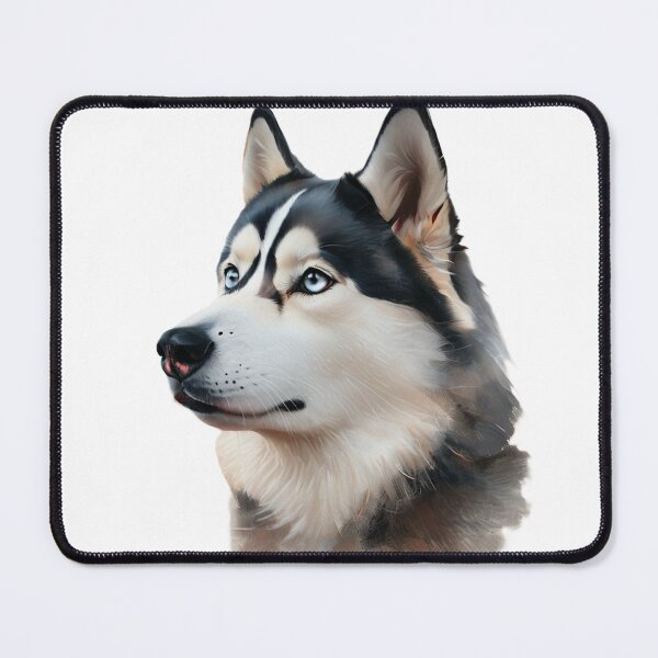 Item preview, Stylish Husky dog portrait designed and sold by adey68.