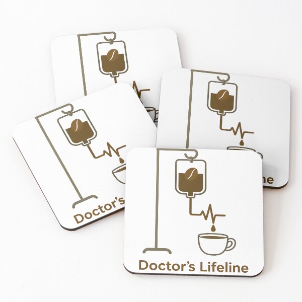Item preview, Doctor's Lifeline - Funny Coffee IV Drip Medical Humor` designed and sold by DoctorMood.