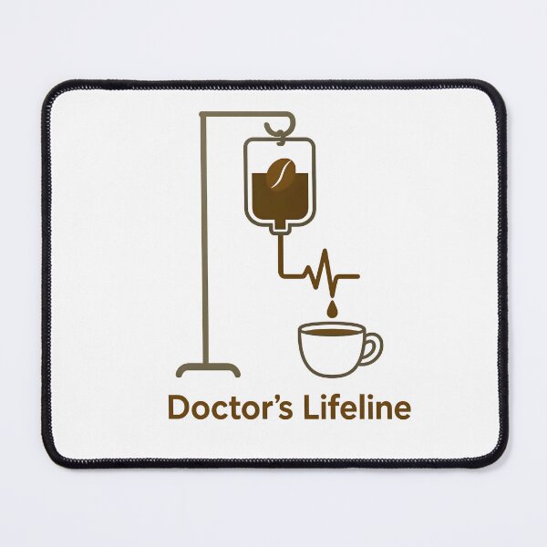 Item preview, Doctor's Lifeline - Funny Coffee IV Drip Medical Humor` designed and sold by DoctorMood.