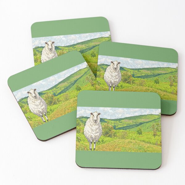 Item preview, sheep on dartmoor1(photograph + AI) designed and sold by artsmeow.