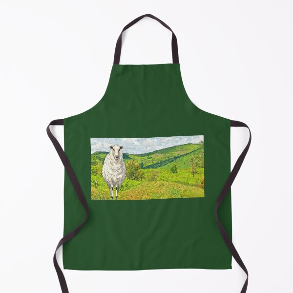 Item preview, sheep on dartmoor1(photograph + AI) designed and sold by artsmeow.