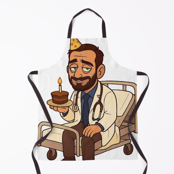 Item preview, Funny Doctor Birthday Cartoon - My Social Life vs My Bed` designed and sold by DoctorMood.