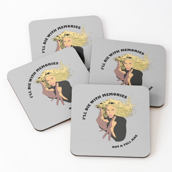 Item preview, I'll Die With Memories Slavic Girl Quote designed and sold by SKETCHYANDGRAPHIC.