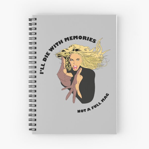 Item preview, I'll Die With Memories Slavic Girl Quote designed and sold by SKETCHYANDGRAPHIC.