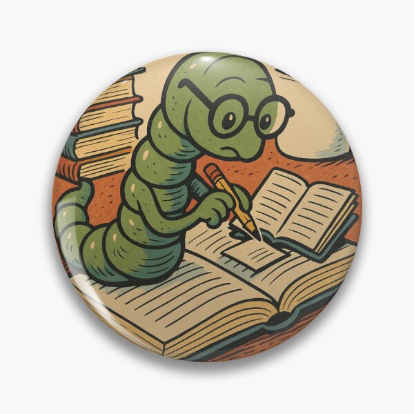 Item preview, Bookworm – Study Session Notes – Retro Comic Illustration • Vintage Print Aesthetic designed and sold by JacobKAurumhead.