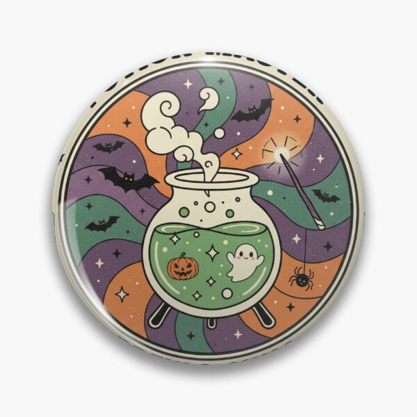 Item preview, Potion Master: Brew & Chill - Retro Halloween Cauldron designed and sold by Barek532.