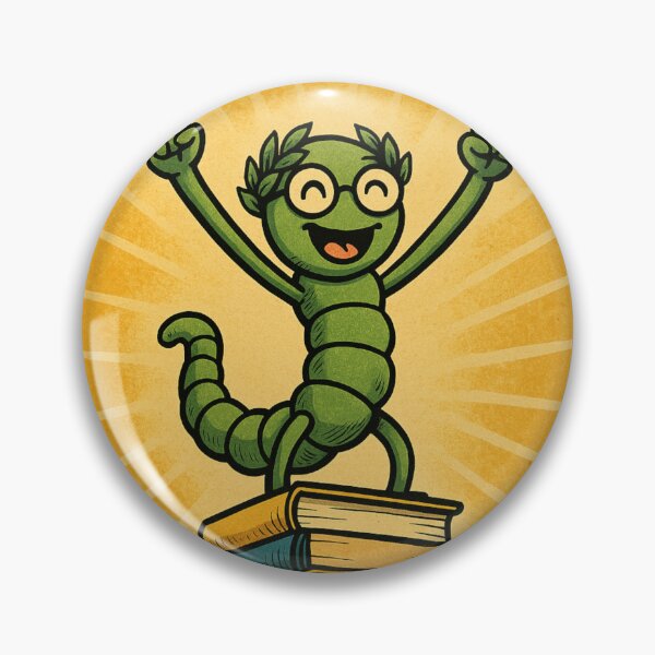 Item preview, Bookworm – Academic Victory – Retro Comic Illustration • Vintage Print Aesthetic designed and sold by JacobKAurumhead.