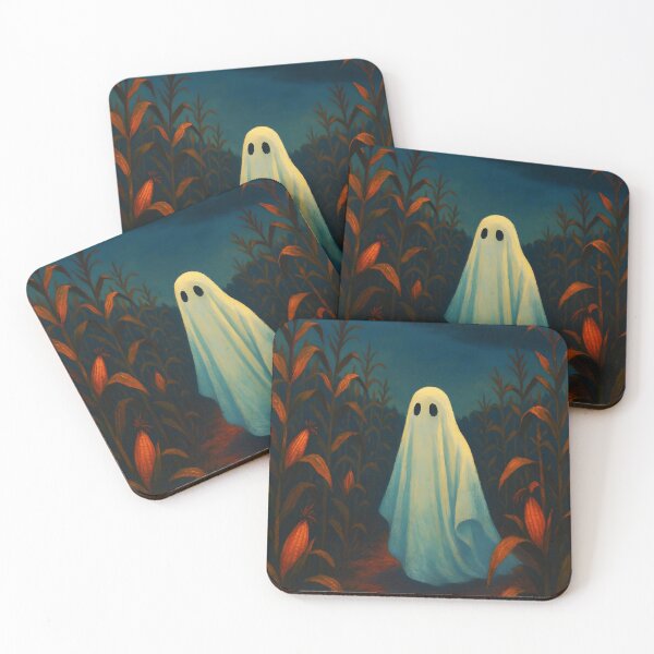 Item preview, Ghost of the Cornfield – Full Moon Harvest Night designed and sold by EmeraldeaArt.