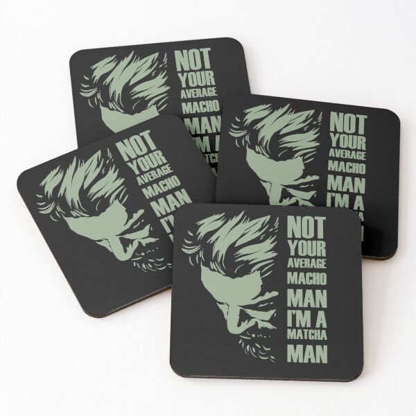 Item preview, I'm a Matcha Man Not Your Average Macho designed and sold by SKETCHYANDGRAPHIC.