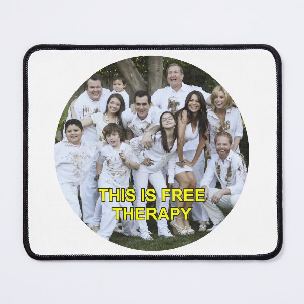 Item preview, This is free therapy meme Modern family Phil's-osophy funny sticker tv show designed and sold by My Favorite Store.