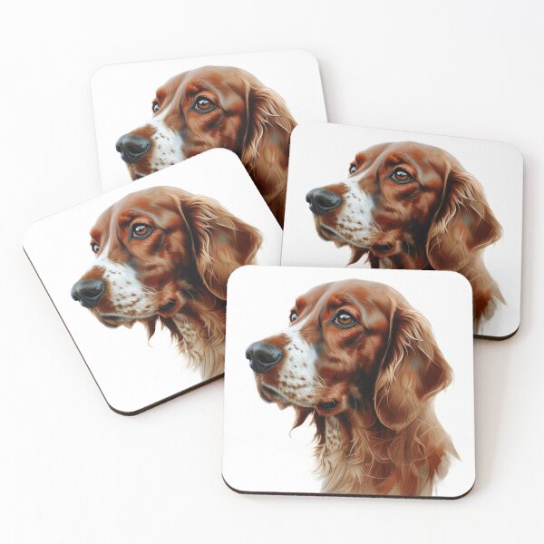 Item preview, Irish Setter dog portrait designed and sold by adey68.