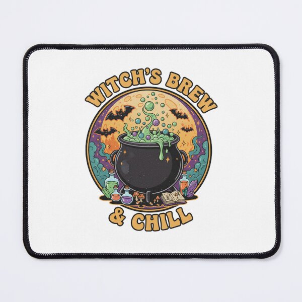 Item preview, Witch's Brew & Chill - Retro Halloween Cauldron designed and sold by Barek532.