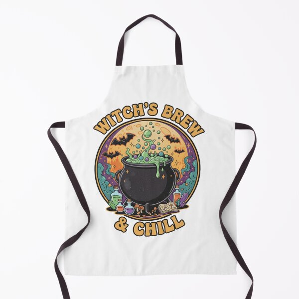 Item preview, Witch's Brew & Chill - Retro Halloween Cauldron designed and sold by Barek532.