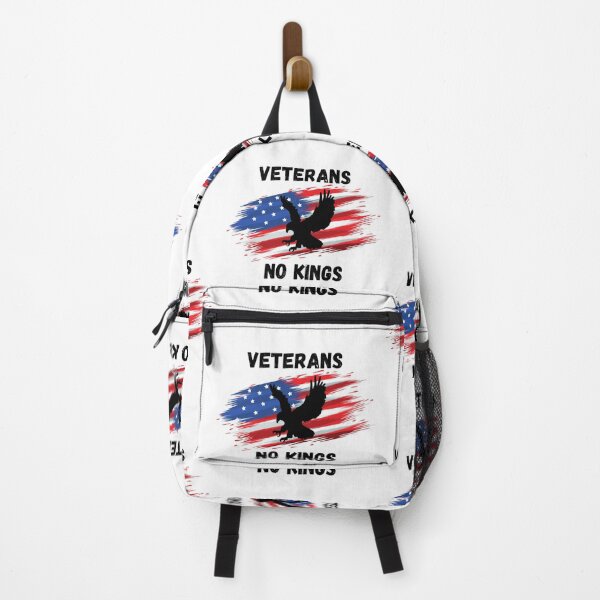 Item preview, veterans no kings blad eagle american holiday designed and sold by Ali-printshop.