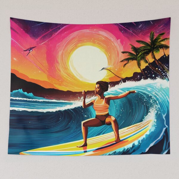 Item preview, Space Surfing on Galactic Waves designed and sold by Zofia Sosnecka.