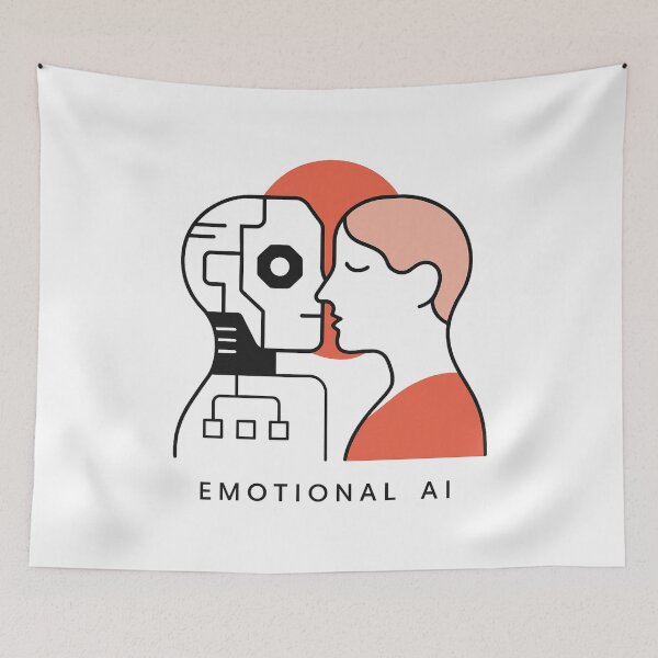 Item preview, Emotional AI – Human and Machine in Dialogue designed and sold by Design_Your_Day.