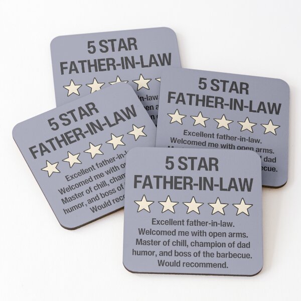 Item preview, Father-In-Law 5 Star designed and sold by HowToCanadian.