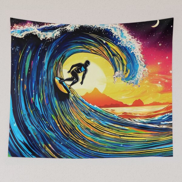 Item preview, Space Surfing on Galactic Waves designed and sold by Zofia Sosnecka.