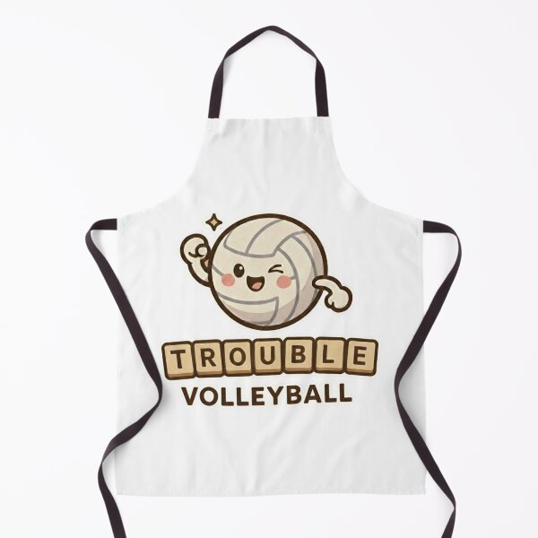 Item preview, trouble volleyball designed and sold by smalldogbarking.