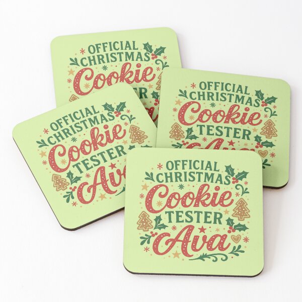 Item preview, Christmas Gift for Ava – Official Cookie Tester designed and sold by Meandmyshop.