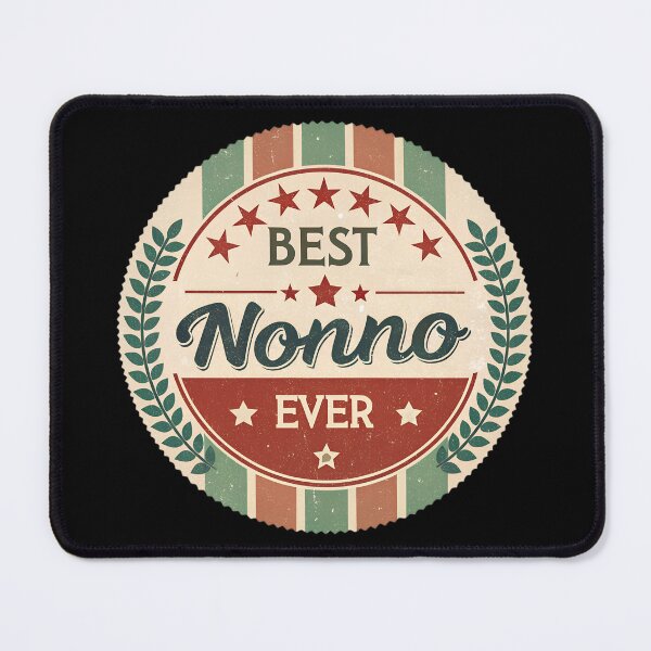 Item preview, Best Nonno Ever Retro Vintage Badge | Italian Grandpa Gift designed and sold by VividOrganica.