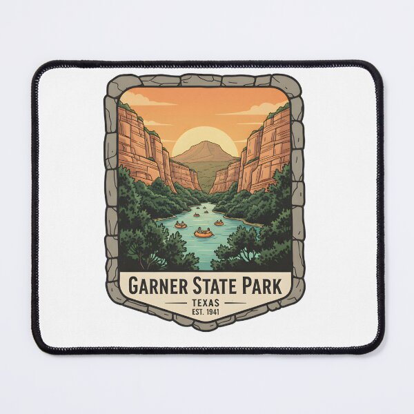 Item preview, Garner State Park Texas Vintage Travel Patch designed and sold by LittleArij.