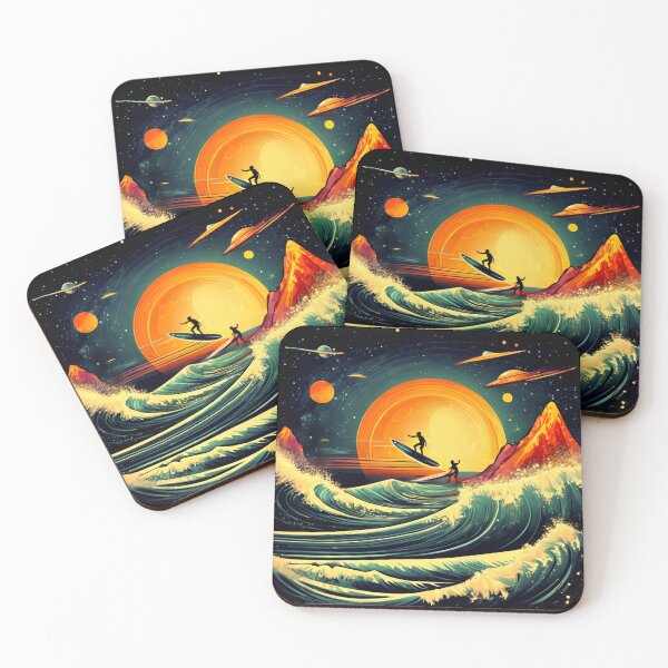 Item preview, Space Surfing on Galactic Waves designed and sold by Zofia Sosnecka.
