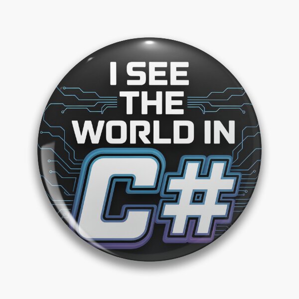 Artikelvorschau, Ich sehe die Welt in C# | Lustiges Programmierer-T-Shirt entworfen und verkauft von Glam-Spot.