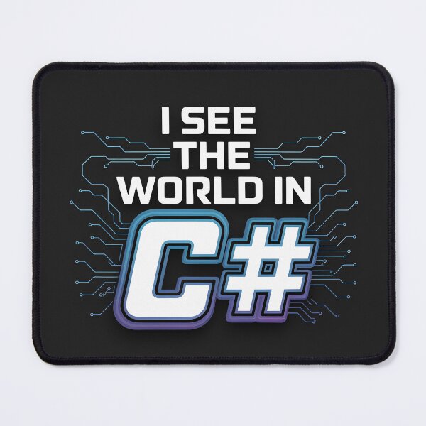 Item preview, I See the World in C# | Funny Programmer T-Shirt designed and sold by Glam-Spot.