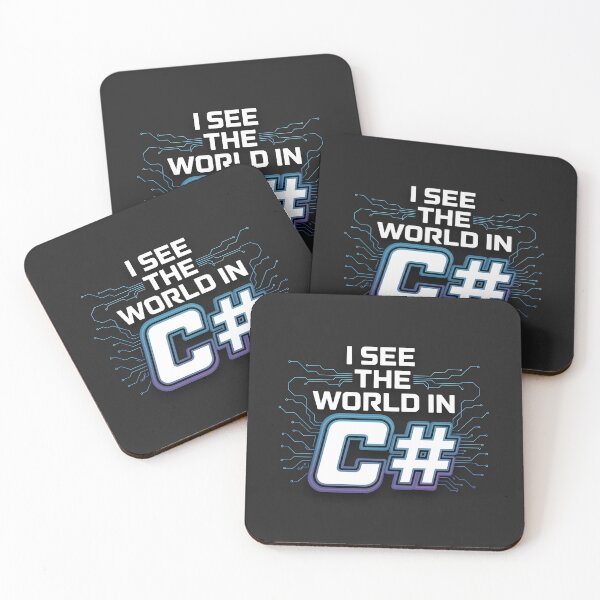 Item preview, I See the World in C# | Funny Programmer T-Shirt designed and sold by Glam-Spot.