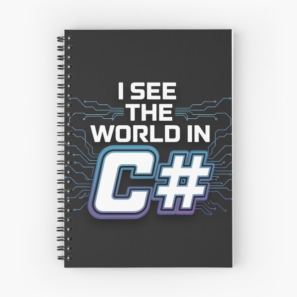 Item preview, I See the World in C# | Funny Programmer T-Shirt designed and sold by Glam-Spot.