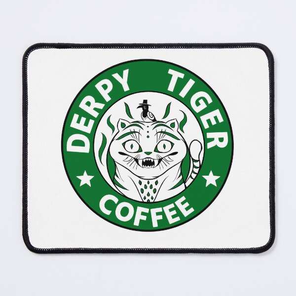 Item preview, Derpy Tiger Coffee - Original Green designed and sold by Kemvee's Coffee Shop.